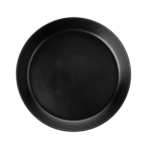 CouCou Dual Colour Flat Round Bowl 29cm - Black & Black