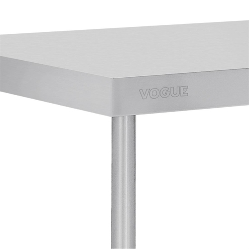 Vogue Premium Stainless Steel Prep Table - 900 x 600 x 900mm