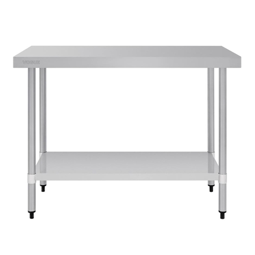 Vogue Stainless Steel Prep Table - 1200 x 600 x 900mm