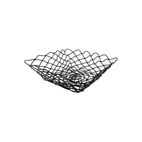 Chef Inox Serving Basket Square Black Wire 220x220x65mm - Discontinued