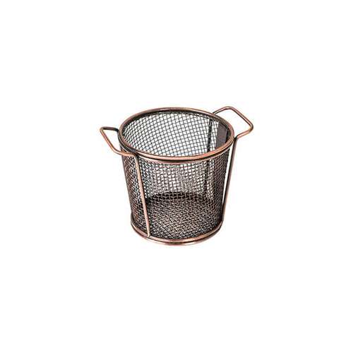 Moda Brooklyn Round Service Basket 90x90mm Antique Copper