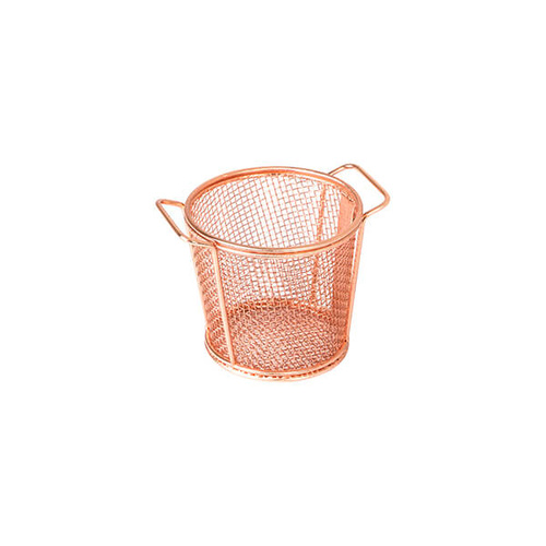 Moda Brooklyn Round Service Basket 90x90mm Copper
