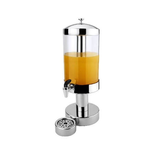 Athena Metro Single Juice Dispenser 230x610mm / 8Lt - 18/10 Stainless Steel, Acrylic Body