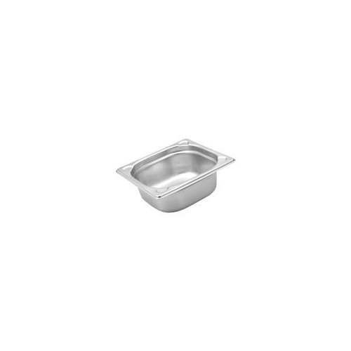 Caterchef 1/6 Size Gastronorm Steam Pan 176x162x65mm - 18/8 Stainless Steel (Box of 6)