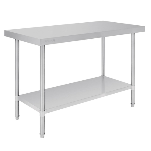 Vogue Premium Stainless Steel Table - 1200 x 600 x 900mm