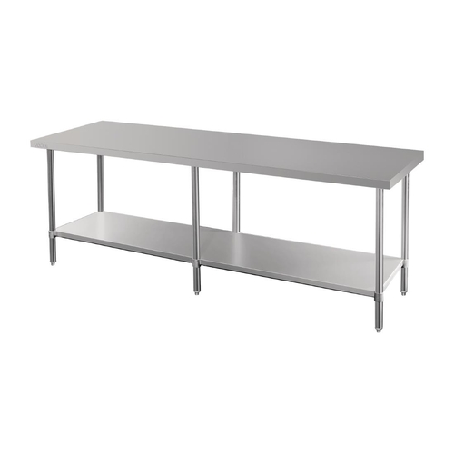 Vogue Premium Stainless Steel Table - 2100 x 600 x 900mm