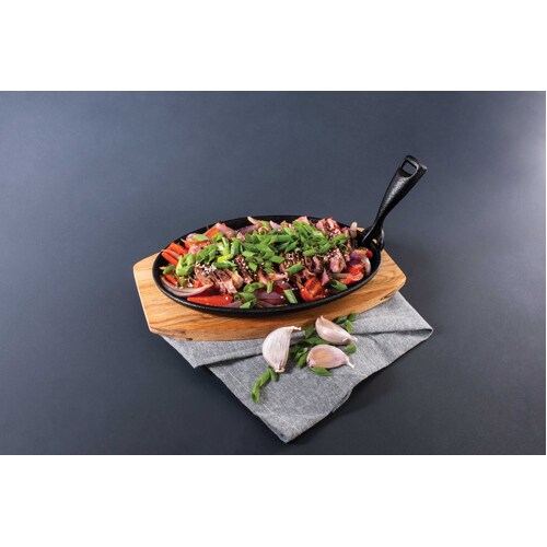 Pyrolux Steak Sizzler With Maple Tray 270x180mm