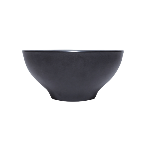 Coucou Melamine Round Bowl 15.2x7.1cm - Grey & Black - 11BW15GB