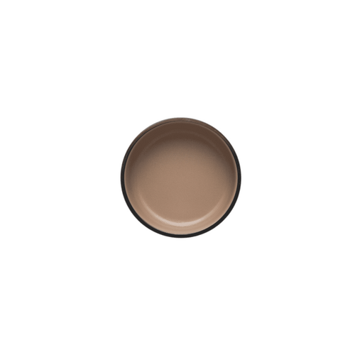 Coucou Melamine Small Round Dish 7.6x2.7cm - Beige & Black