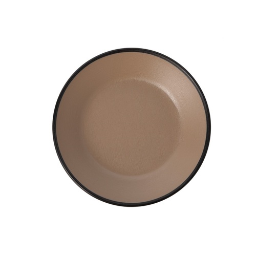 Coucou Melamine Round Sauce Dish 11.3x2.3cm - Beige & Black