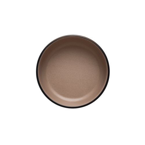 Coucou Melamine Small Round Dish 12.7x4.4cm - Beige & Black - 11SD12EB