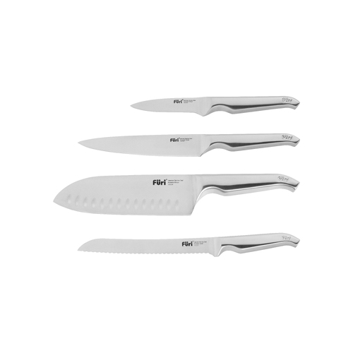 Furi Pro Clean and Store Stainless Steel Knife Block Set 5pc