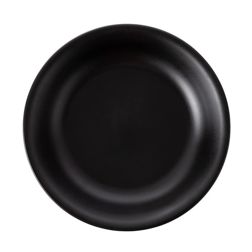 Coucou Melamine Plate 35x35x6.5cm - Matte Black - 31PL35BK