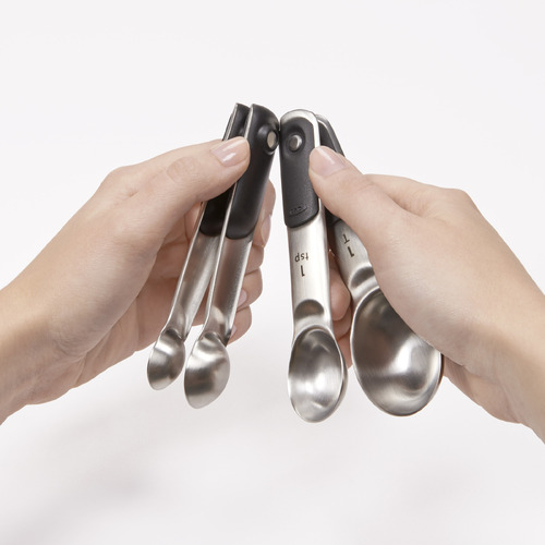 OXO 4-Piece Stainless Steel Measuring Spoon Set