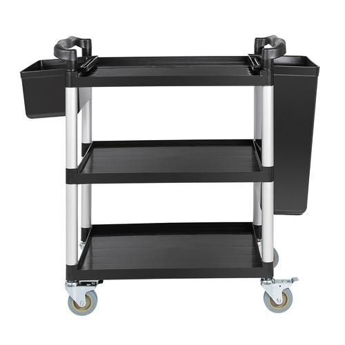 Vogue Mobile Trolley Compact Polypropylene Black 130kg