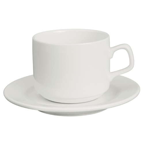 Olympia Lumina Stacking Cup fits Saucer CD646 200ml (Box of 6)