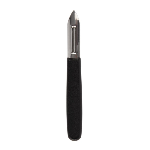 Vogue Plastic Peeler Black Moulded Handle - D050