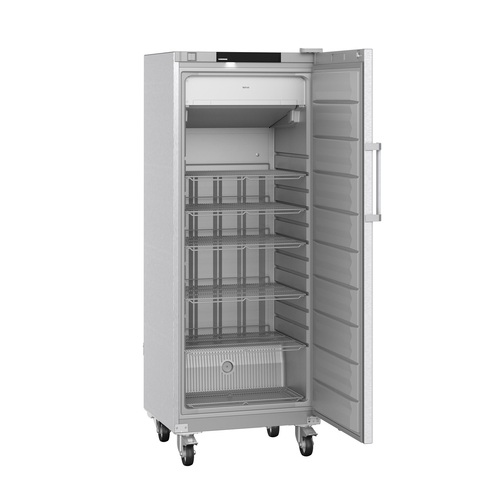 Liebherr FFFCvg 6501 - Single Door Upright Stainless Steel Freezer 378L