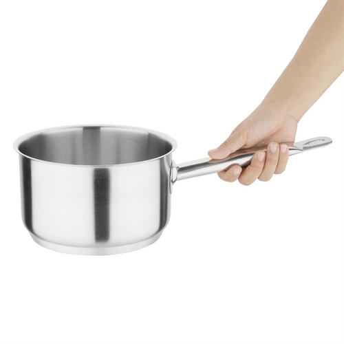 Vogue Stainless Steel Saucepan 180mm 2.6Ltr