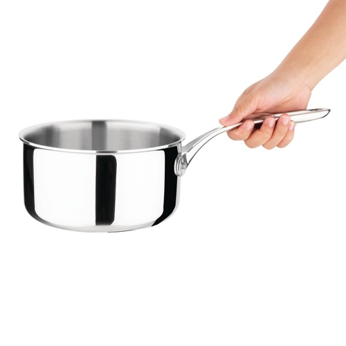 Vogue Stainless Steel Saucepan Lid 180mm 2.4Ltr