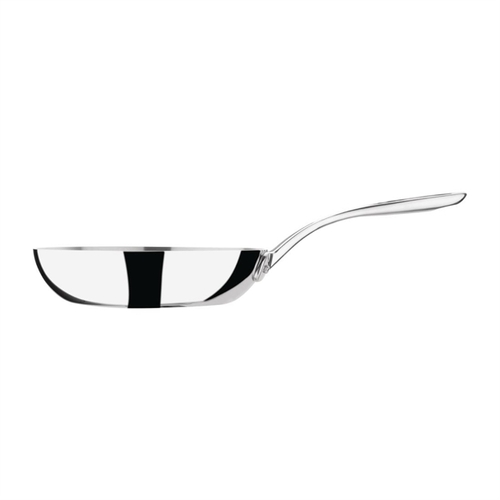 Vogue Stainless Steel & Aluminium Tri-Wall Frying Pan 200mm