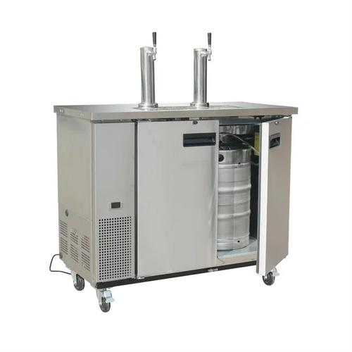 Polar GE633-A G-Series Direct Draw Beer Dispenser (2 Keg 2 Tap) Stainless Steel