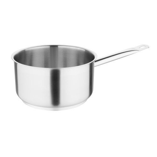 Vogue Stainless Steel Saucepan 200mm 3Ltr