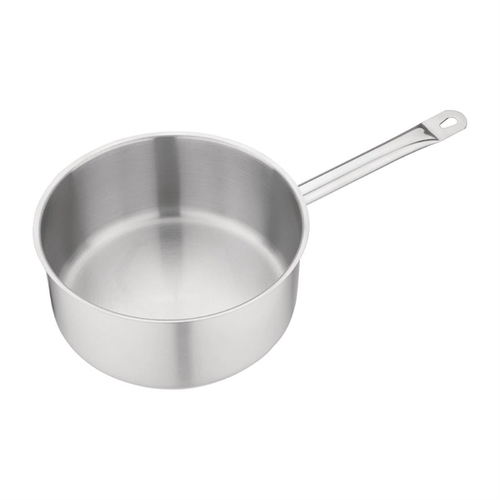 Vogue Stainless Steel Saucepan 240mm 5Ltr