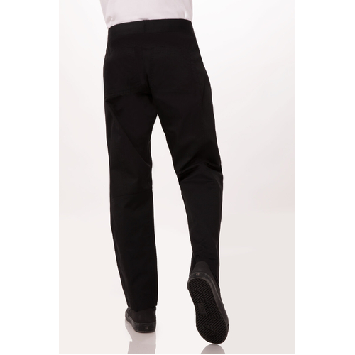 Lightweight Slim Chef Pants - PBN01-BLK