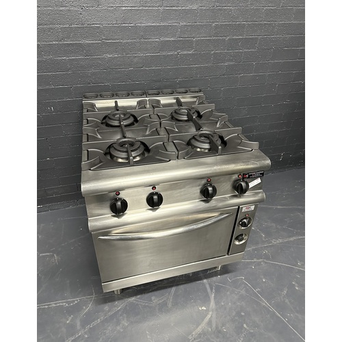 Pre-Owned Baron G8005 - 4 Burner Gas Cooktop with Oven