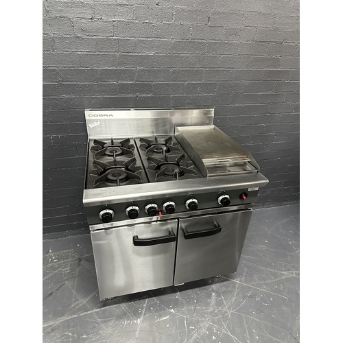 Pre-Owned Cobra CR9CF - 4 Open Burners with 300mm Griddle and Oven