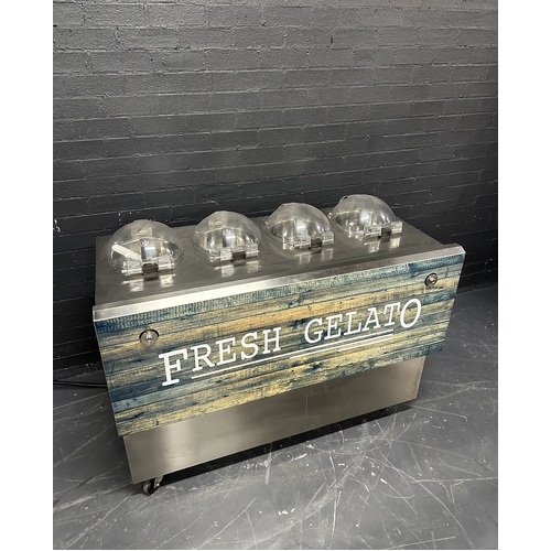 Pre-Owned Frigomat GX4 - All in One Gelato Display - 4 Freezing Pots