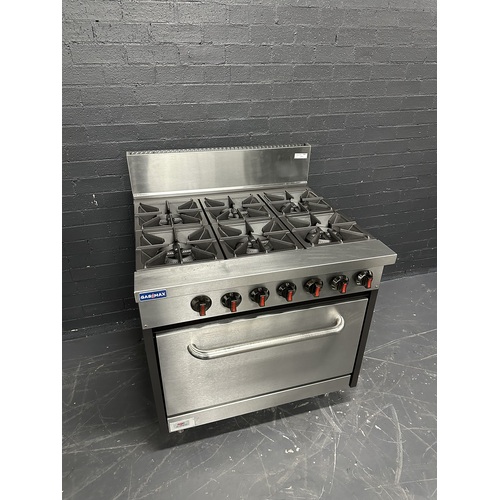 Pre-Owned Gasmax GBS6T - 6 Burner Gas Cooktop with Oven