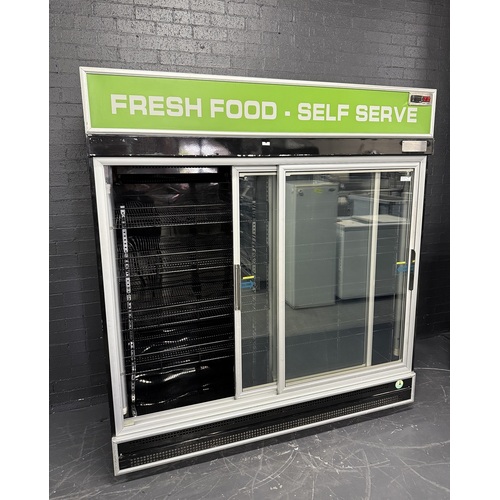 Pre-Owned Artisan M1114 - 2 Door Sliding Upright Display Fridge