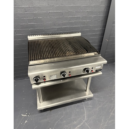 Pre-Owned B+S VHCBR-9 - Gas Chargrill on Leg Stand 900mm