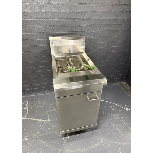 Pre-Owned Luus FV-45 - Single Pan Gas Fryer (Nat Gas)