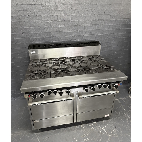 Pre-Owned Garland ST288 - 8 Burner Gas Cooktop with Double Oven