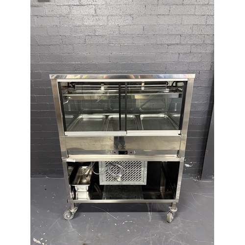 Pre-Owned Woodson WCFC23 - Straight Glass Cold Food Display on Stand