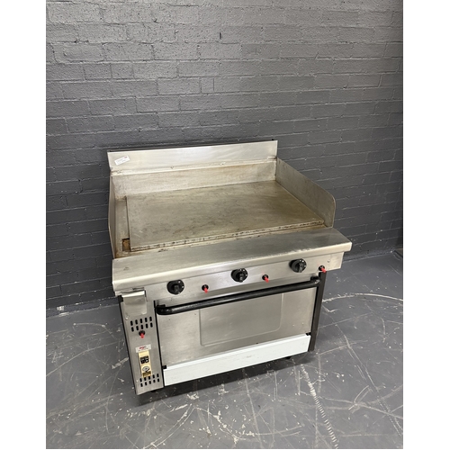 Pre-Owned Goldstein PF36G28 - 900mm Gas Griddle with Oven