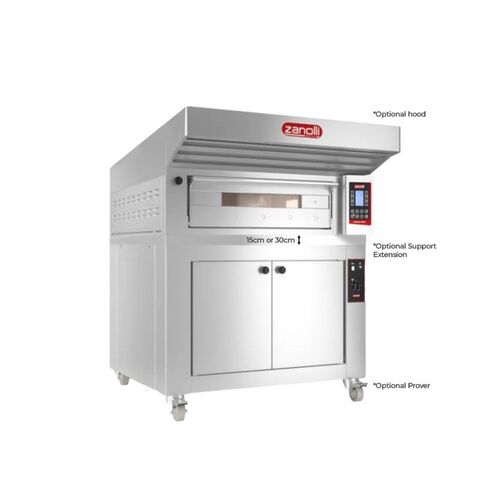 PW4/MC18 Teorema Polis 4 Tray Bakery Deck Oven - 180mm Chamber Height 