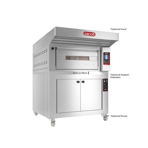 PW4/MC26 Teorema Polis 4 Tray Bakery Deck Oven - 260mm Chamber Height 