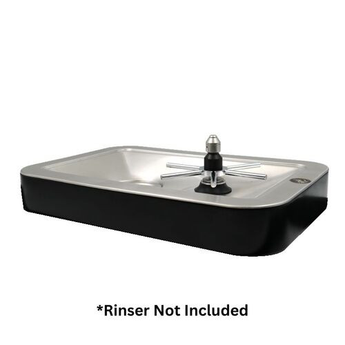 Rhino Pitcher Rinser Riser suits 300mm Sink - Black - RHRISER300-BK