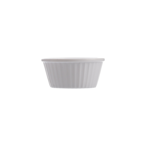 Coucou Ramekin Flutted 30ml - White (Box of 24)