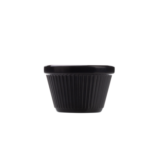 Coucou Ramekin Flutted 45ml - Black (Box of 24)