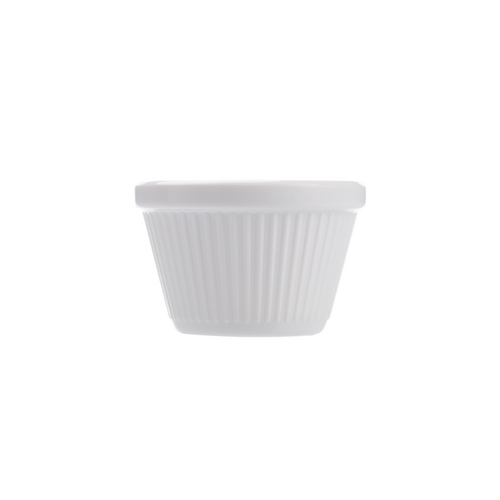 Coucou Ramekin Flutted 45ml - White (Box of 24)