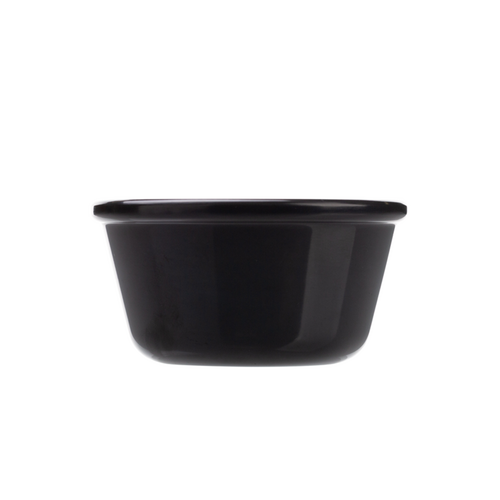 Coucou Ramekin Smooth 90ml - Black (Box of 24) - RKS90BK