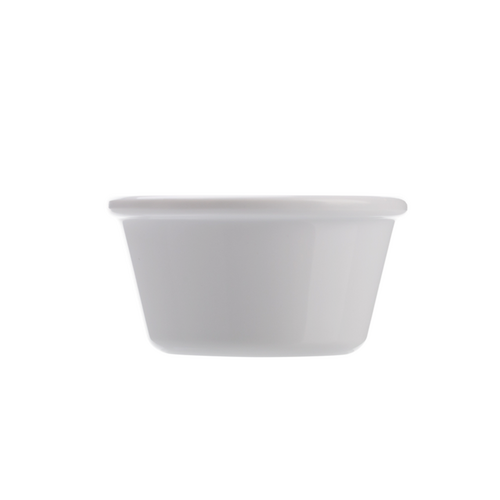 Coucou Ramekin Smooth 90ml - White (Box of 24) - RKS90WH