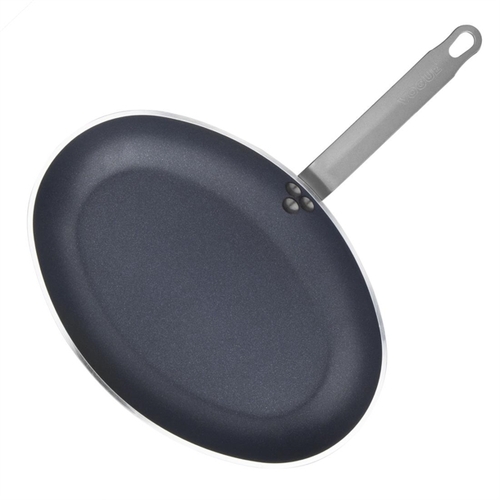 Vogue Oval Frypan Non-Stick Teflon Platinum Plus Aluminium 360mm - T357