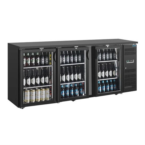 Polar UA022-A U-Series Back Bar Cooler - Triple Hinged Door