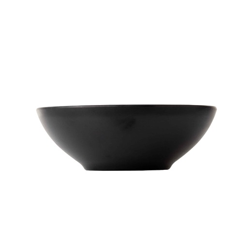 Coucou Melamine Dual Colour Round Bowl 21cm - White & Black - 11BW21WB1